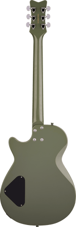 Gretsch Streamliner Jet Club 1 Pickup Electric Guitar - Olive Drab — back view