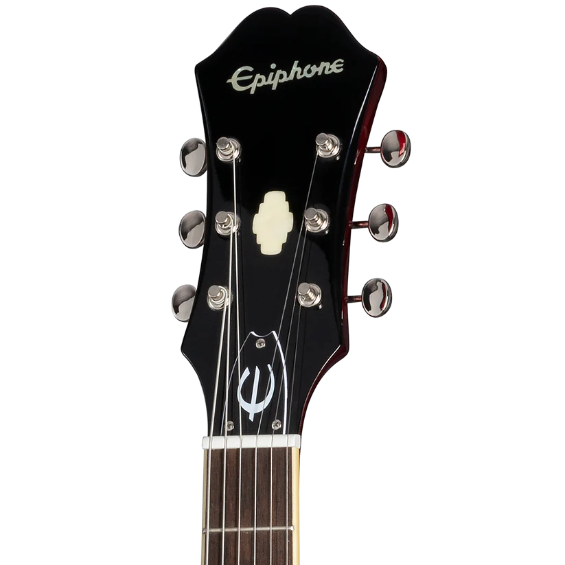 Epiphone Riviera Semi-Hollowbody Electric Guitar - Sparkling Burgundy headstock