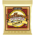 Ernie Ball Light Earthwood 10-Pack 80/20 Bronze Acoustic Guitar Strings - Light