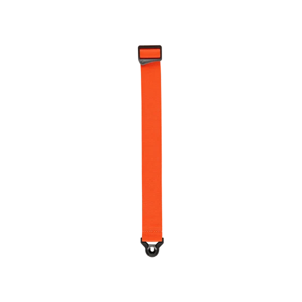 D'addario Poly Pro Auto Lock Strap - Orange — Front 2