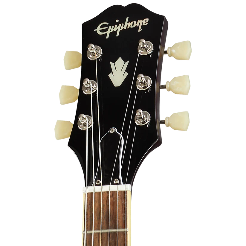 Epiphone ES-335 Figured Semi-Hollow Electric Guitar - Blueberry Burst headstock