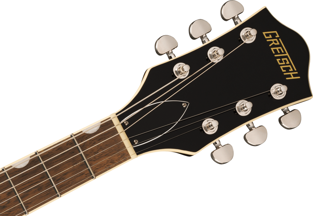 Gretsch G2655 Streamliner Center Block Jr. Double-Cut With V-Stoptail Electric Guitar - Steel Olive headstock