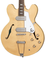 Epiphone Casino Hollowbody Electric Guitar - Natural — three-quarter front view