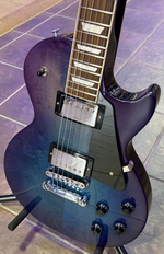 Gibson Les Paul Studio Electric Guitar - Blueberry Burst (B-Stock) — three-quarter front view