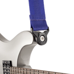 D'addario Poly Pro Auto Lock Strap - Purple in use