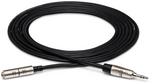 Hosa HXMM Pro 10' Headphone Extension Cable - REAN 3.5 mm TRS to 3.5 mm TRS — front angle
