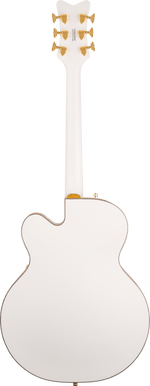 Gretsch Synchromatic Falcon Hollow Body Single-Cut Electric Guitar - Snowcrest White — back view