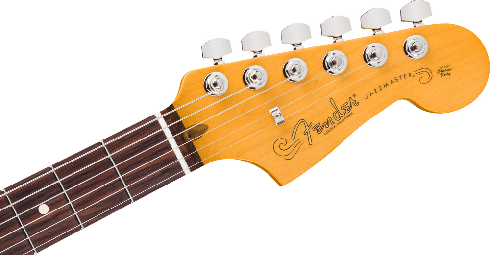 Fender American Professional Jazzmaster Electric Guitar - Oxblood headstock