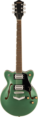 Gretsch G2655 Streamliner Center Block Jr. Double-Cut With V-Stoptail Electric Guitar - Steel Olive