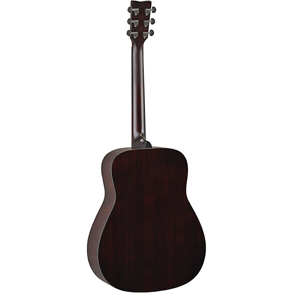Yamaha TAG1E TransAcoustic Dreadnought Acoustic Electric Guitar - Sand Burst — back view