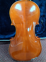 Used Samuel Eastman VA80 16' Viola - With Hardshell Case and Bow — three-quarter back view