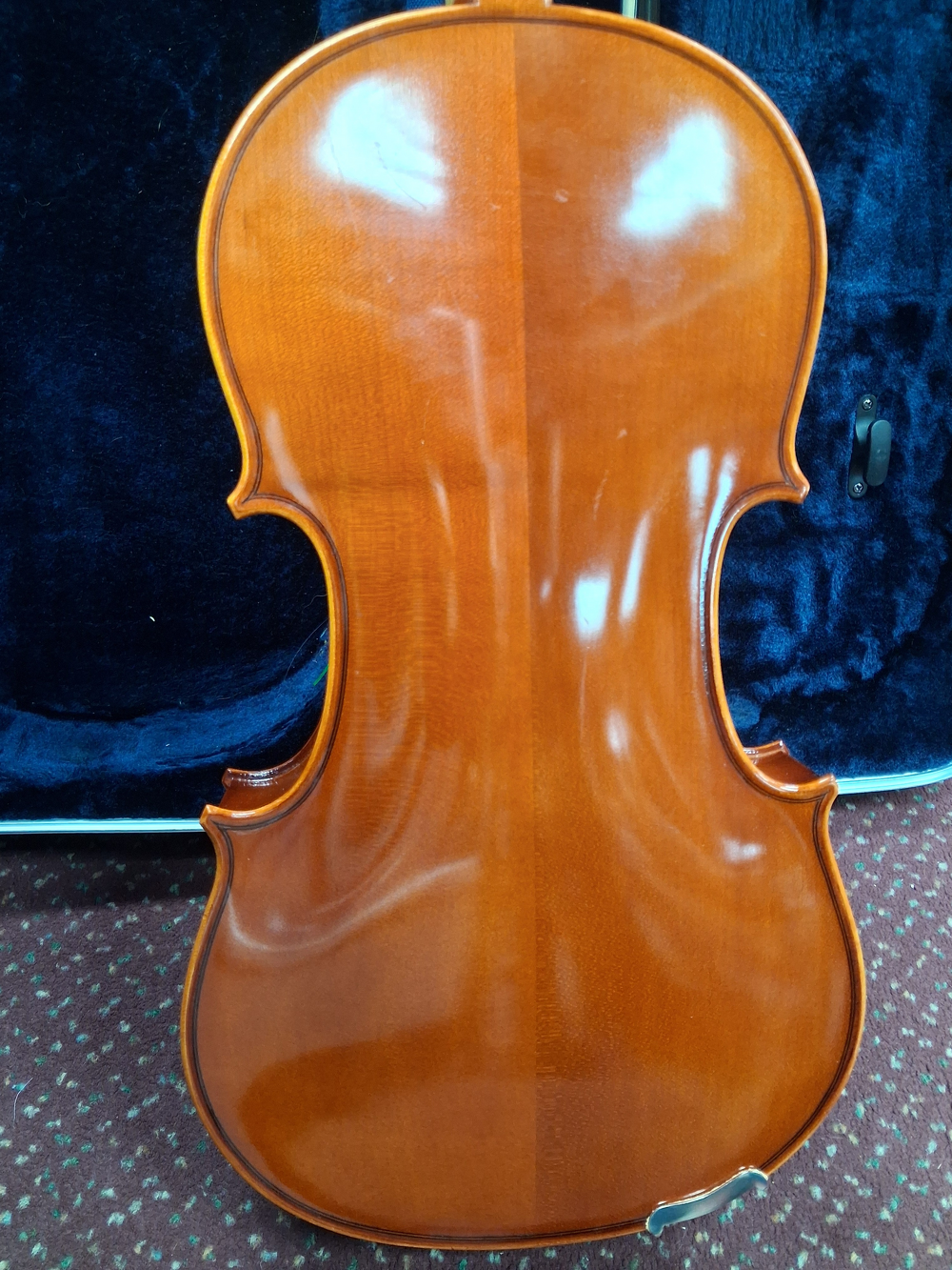 Used Samuel Eastman VA80 16' Viola - With Hardshell Case and Bow — three-quarter back view