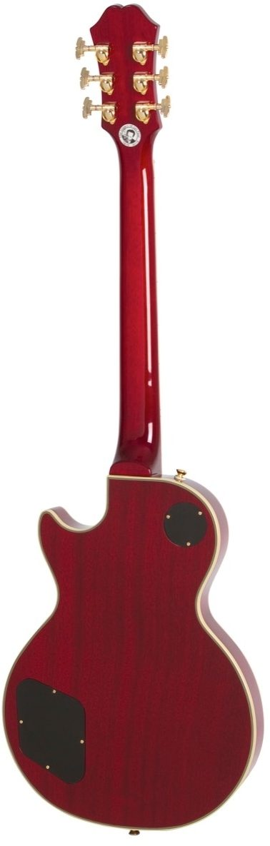 Epiphone Limited Edition Les Paul Custom PRO 100th Anniversary Electric Guitar - Cherry — back view