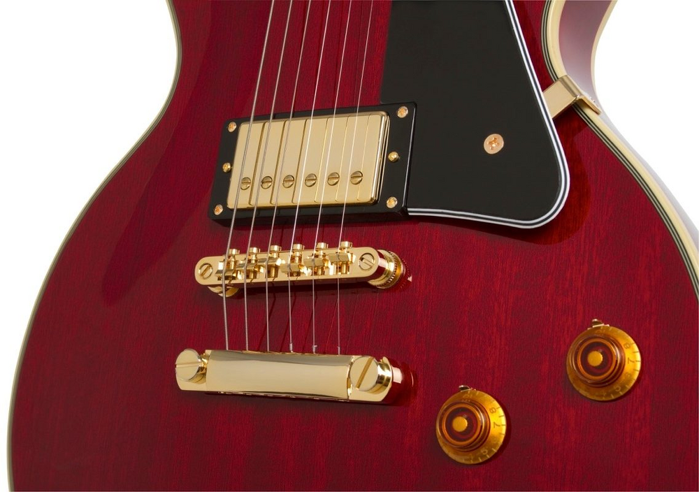 Epiphone Limited Edition Les Paul Custom PRO 100th Anniversary Electric Guitar - Cherry — Detail 2