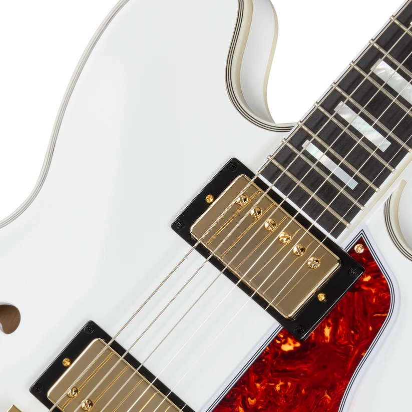 Epiphone Alex Lifeson 1976 ES-355 Reissue Electric Guitar - Alpine White detail