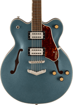 Gretsch G2622 Streamliner Center Block Double-Cutaway Electric Guitar - Gunnmetal — three-quarter front view