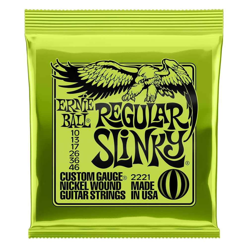 Ernie Ball Regular Slinky 10-Pack Nickel Wound Electric Guitar Strings - Regular Light