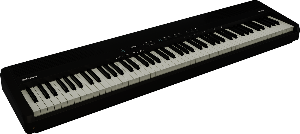 Roland FP-40 88 Key Digital Piano - Black — Front angle 3