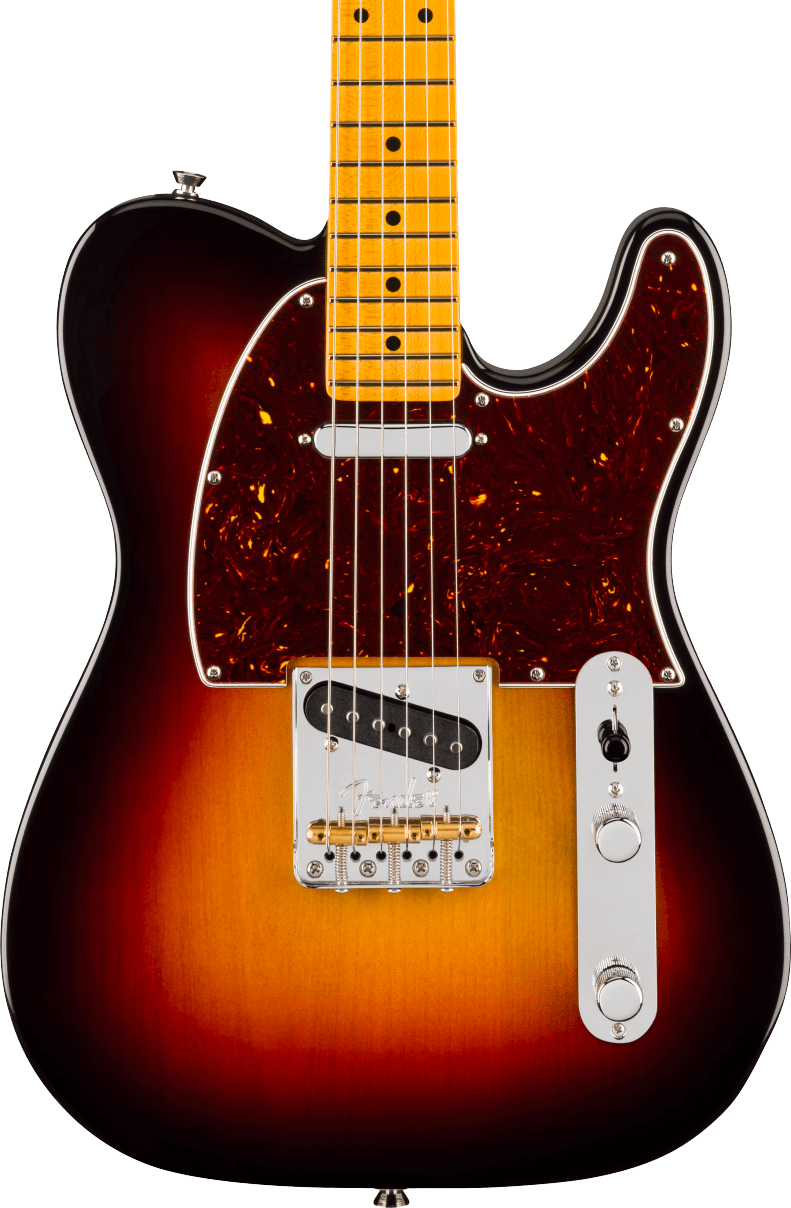 Fender American Professional Telecaster Electric Guitar - 3 Color Sunburst — Three quarter front 1