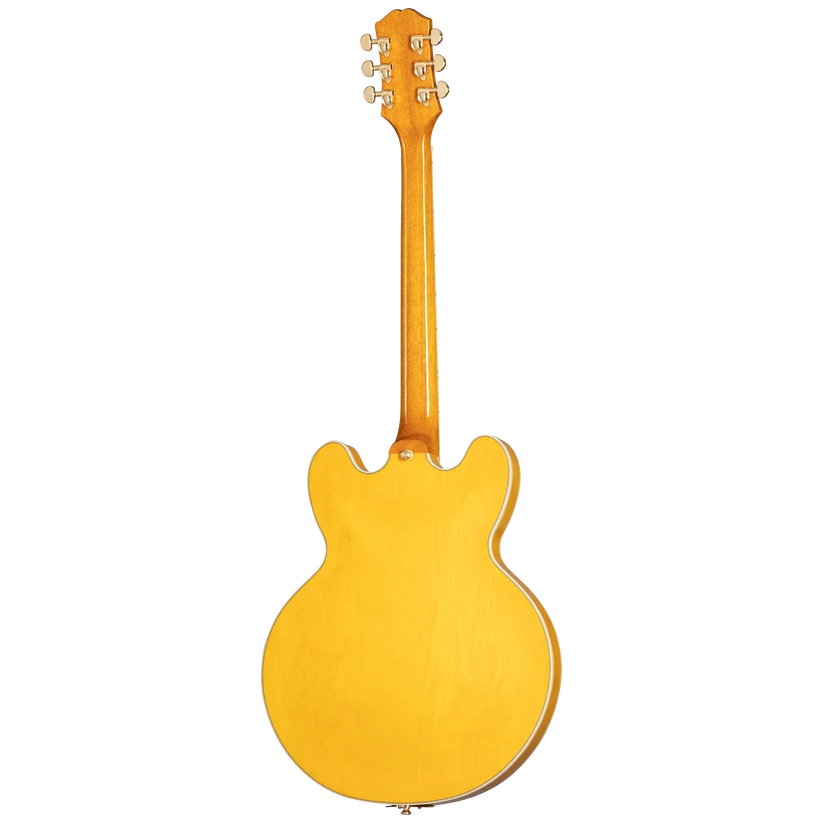 Epiphone Sheraton Semi Hollow-Body Electric Guitar - Natural — back view