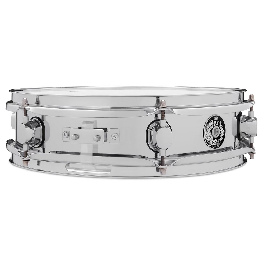 PDP The Kraken 3.5x13" Picolo Snare Drum - Chrome Over Steel — Side 1