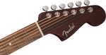Fender California Deluxe Redondo Acoustic Electric Cutaway Guitar - Sherwood Green headstock