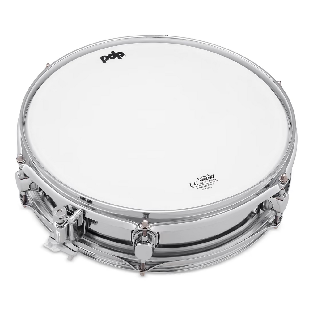 PDP The Kraken 3.5x13" Picolo Snare Drum - Chrome Over Steel — top view