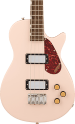 Gretsch Streamliner Jet Club Bass Single-Cut Electric Bass Guitar - Shell Pink — Three quarter front 1