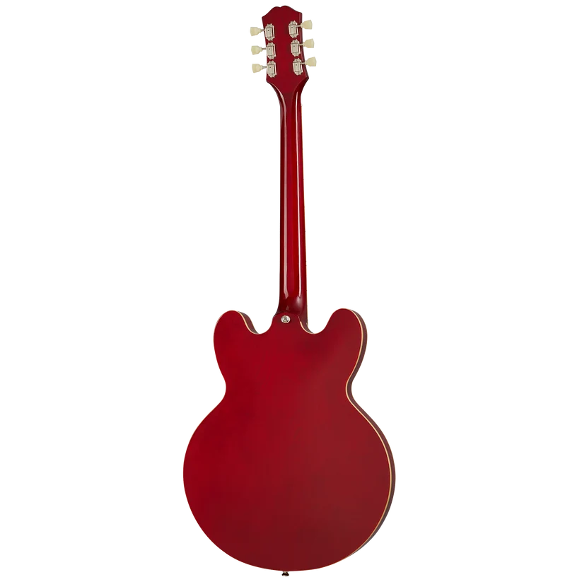 Epiphone ES-335 Semi-Hollowbody Electric Guitar - Cherry — back view