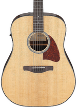 Ibanez Advanced Acoustic AAD58E Acoustic Electric Guitar - Natural High Gloss — Three quarter front 1