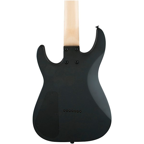 Jackson JS22-7 Dinky 7-string Electric Guitar - Satin Black — three-quarter back view