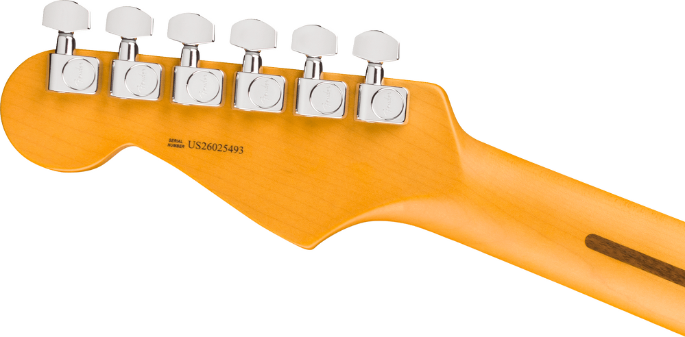 Fender American Professional Stratocaster HSS Electric Guitar - Dark Night headstock, back