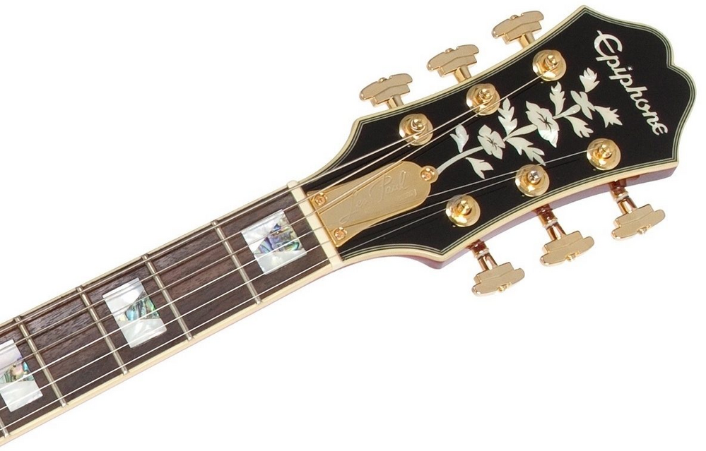 Epiphone Limited Edition Les Paul Custom PRO 100th Anniversary Electric Guitar - Cherry headstock