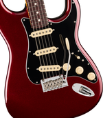 Fender American Professional Stratocaster Electric Guitar - Oxblood — Three quarter front 3