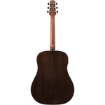 Ibanez Advanced Acoustic AAD58E Acoustic Electric Guitar - Natural High Gloss — back view