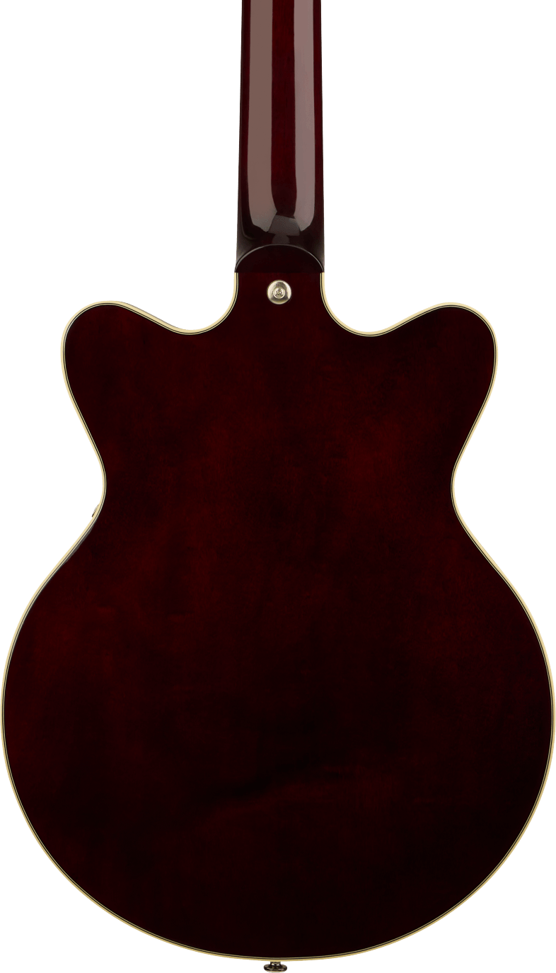 Gretsch G2655T Streamliner Center Block Jr. Double-Cut with Bigsby Electric Guitar - Gunmetal — three-quarter back view