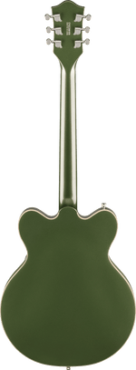 Gretsch G5622 Electromatic Center Block Double-Cut with V-Stoptail Electric Guitar - Olive Metallic — back view
