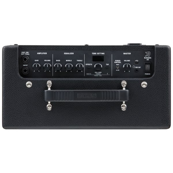 Boss Katana 25 Watt Electric Guitar Combo Amplifier controls