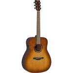 Yamaha TAG1E TransAcoustic Dreadnought Acoustic Electric Guitar - Sand Burst — front angle