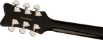 Gretsch Streamliner Jet Club Electric Guitar - Jet Black headstock, back