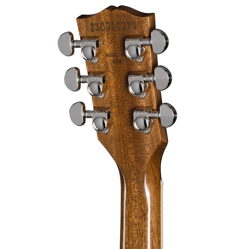 Gibson Les Paul Standard '60s Plain Top Electric Guitar - Classic White headstock, back
