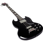 Epiphone SG Electric Bass Guitar - Ebony — side view