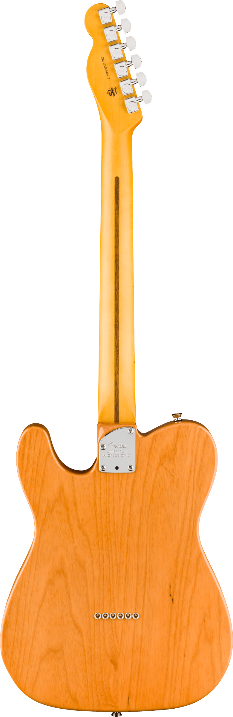Fender American Professional Telecaster Electric Guitar - Natural — back view