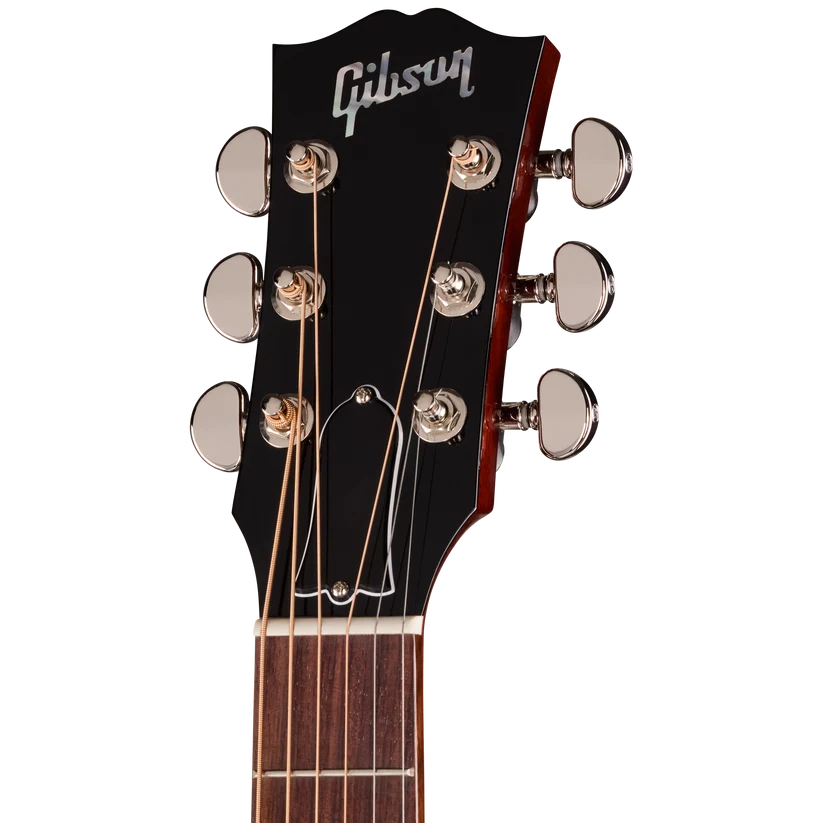 Gibson J-45 Standand Acoustic Electric Guitar - Gold Top headstock