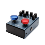 D'Addario Footswitch Toppers - 1 Blue and 1 Red — Front angle 1