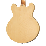 Epiphone Casino Hollowbody Electric Guitar - Natural — three-quarter back view