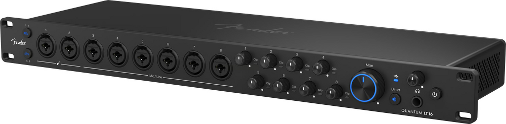 Fender Studio Quantum LT 16 USB-C Audio Interface — Front angle 3
