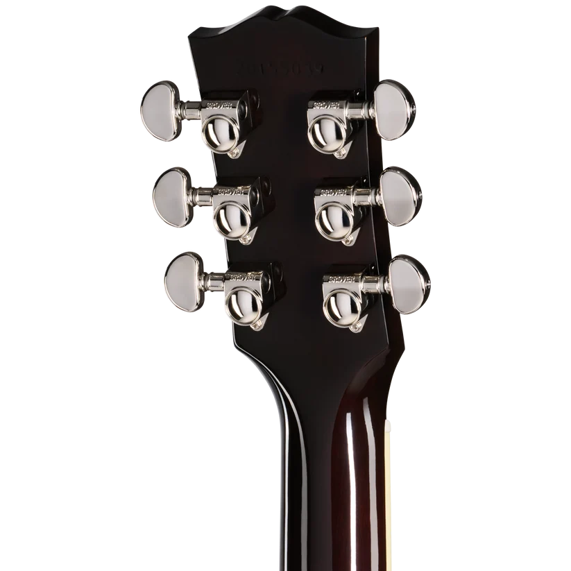 Gibson Les Paul Parlor Acoustic Electric Guitar - Vintage Sunburst headstock, back