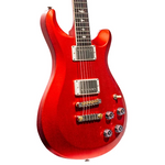 PRS S2 McCarty 594 Thinline Standard Satin Electric Guitar - Red Apple Metallic — Three quarter front 2