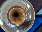 Used Yamaha YTR-634 Professional Brass Trumpet - With Case and Mouthpiece — Detail 1
